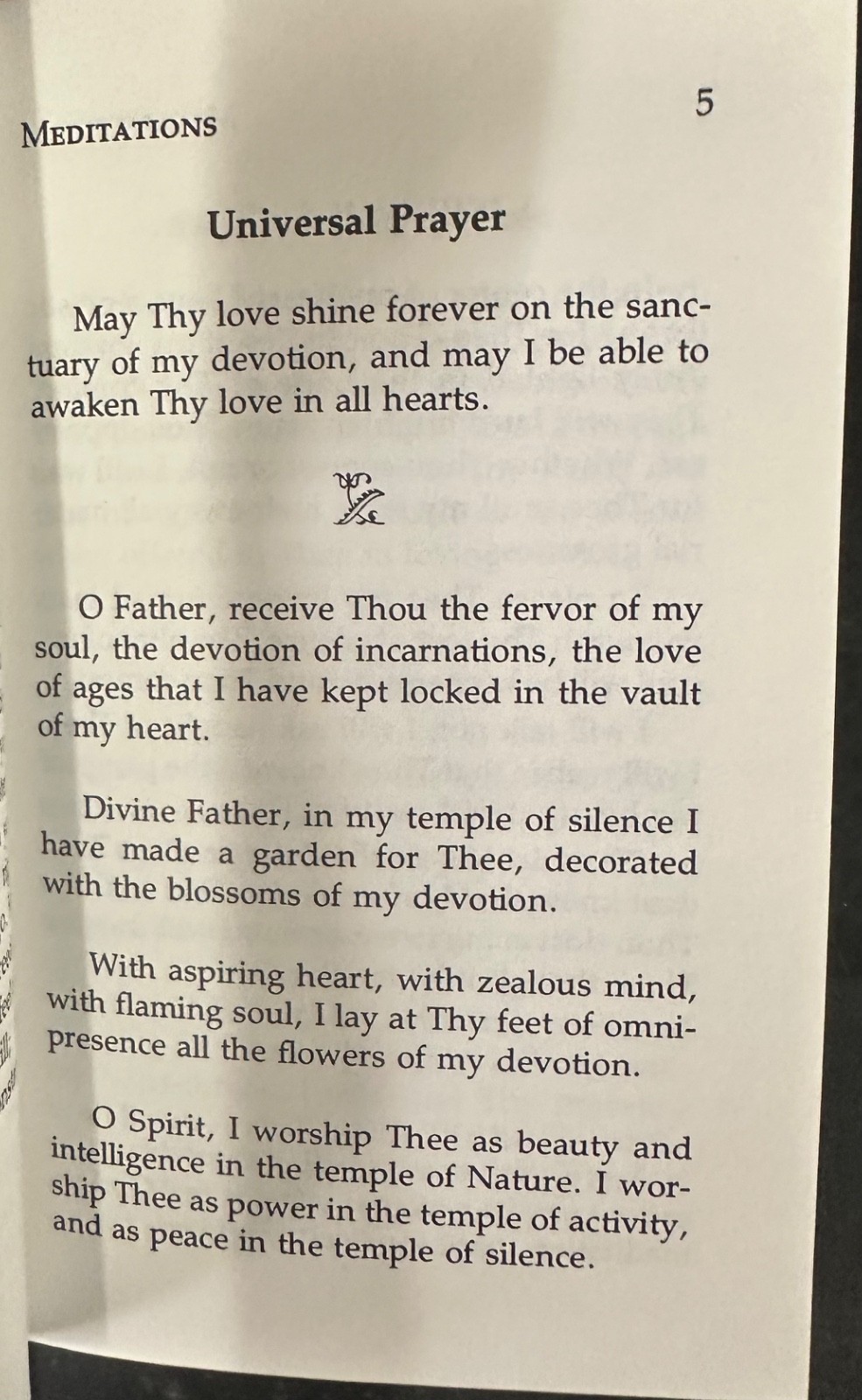 Miniature Metaphysical Meditations Paramahansa Yogananda Self-Realization U