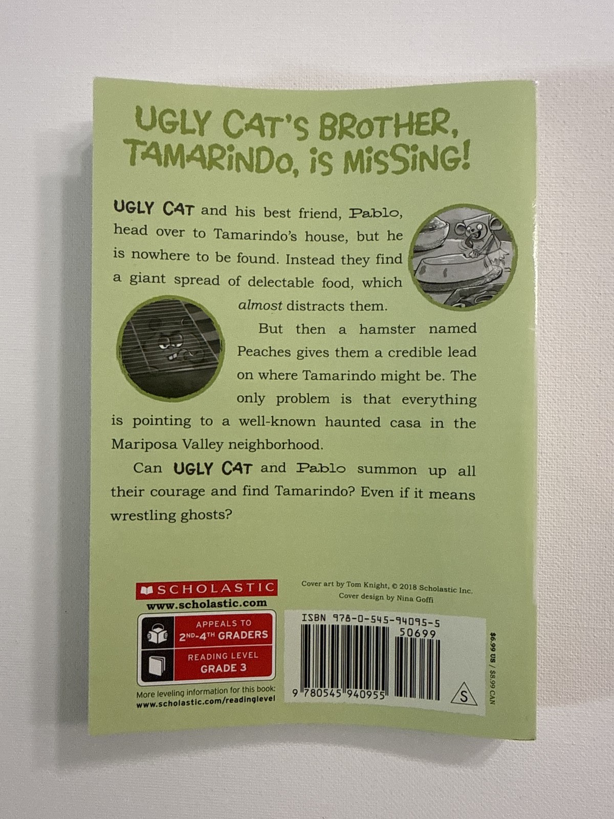 Scholastic Ugly Cat & Pablo and the Missing Brother by Isabel Quintero Book 2