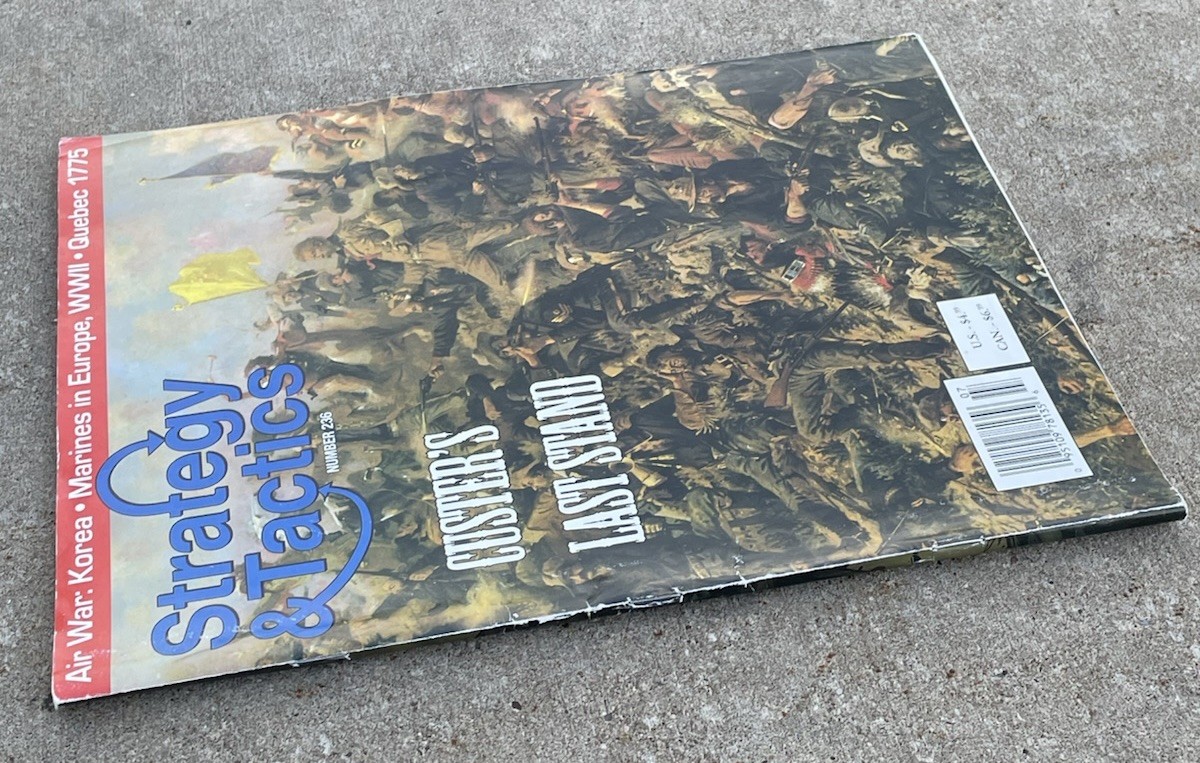 SPI S&T Strategy & Tactics #236 Custers Last Stand Gaming Magazine No Map Insert