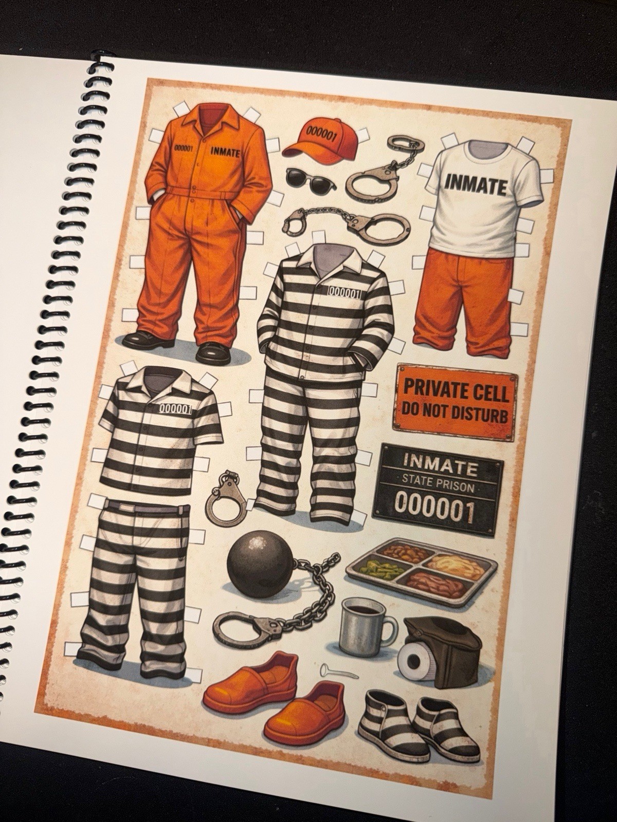 Political Adult Coloring Book And Paper dolls, Selfcare, Political Gift, Funny