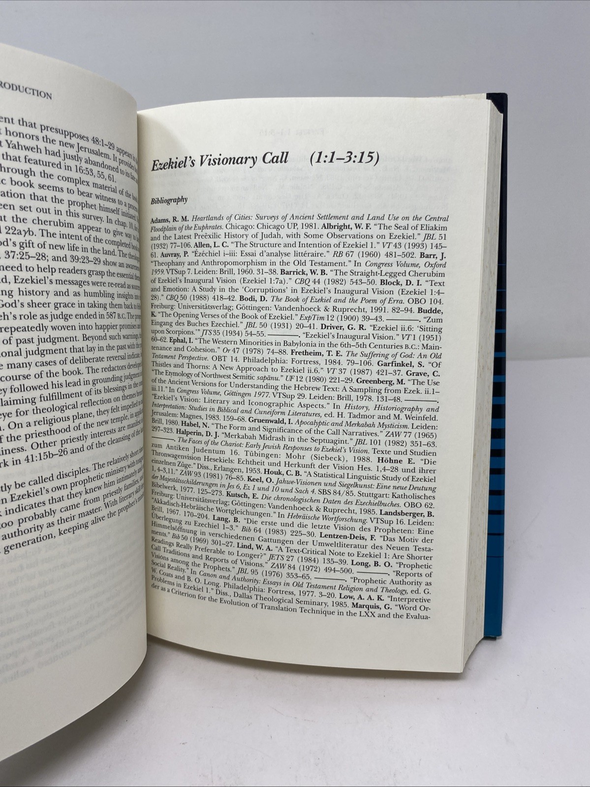 Ezekiel 1–19 Word Biblical Commentary Vol 28 (1994, HC/DJ) Allen Unmarked Pages