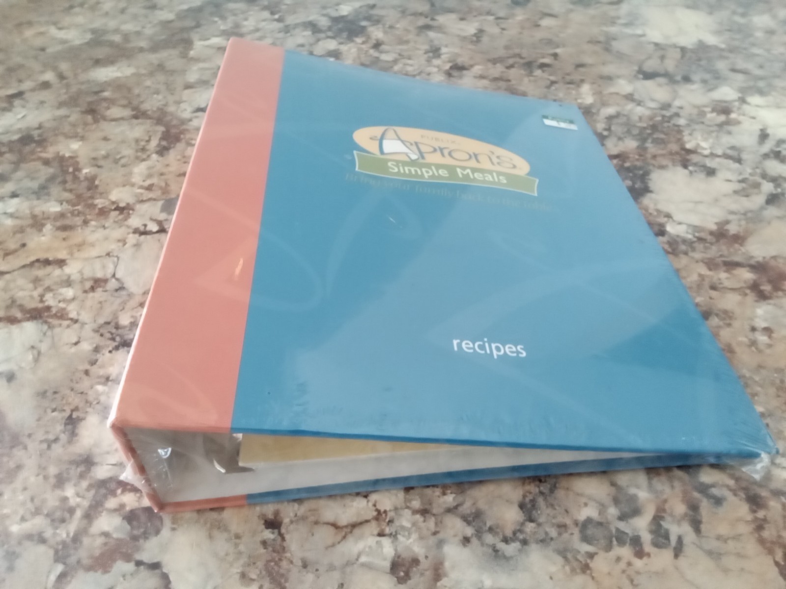Publix Aprons Simple Meals Recipe 3 Ring Binder with Index Cards New NO RECIPES