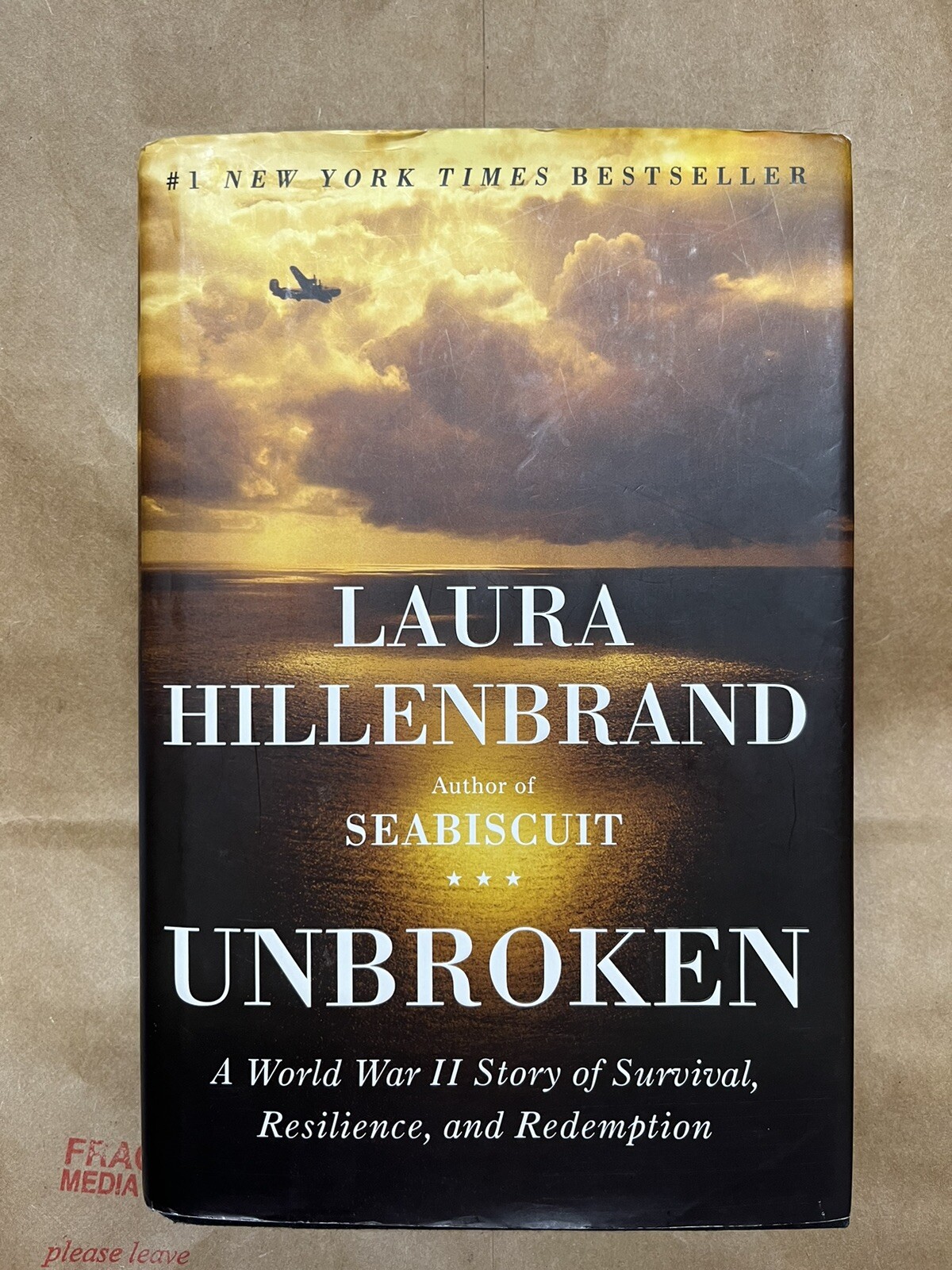 Unbroken By Laura Hillenbrand 2010 First Edition, Ninth Printing