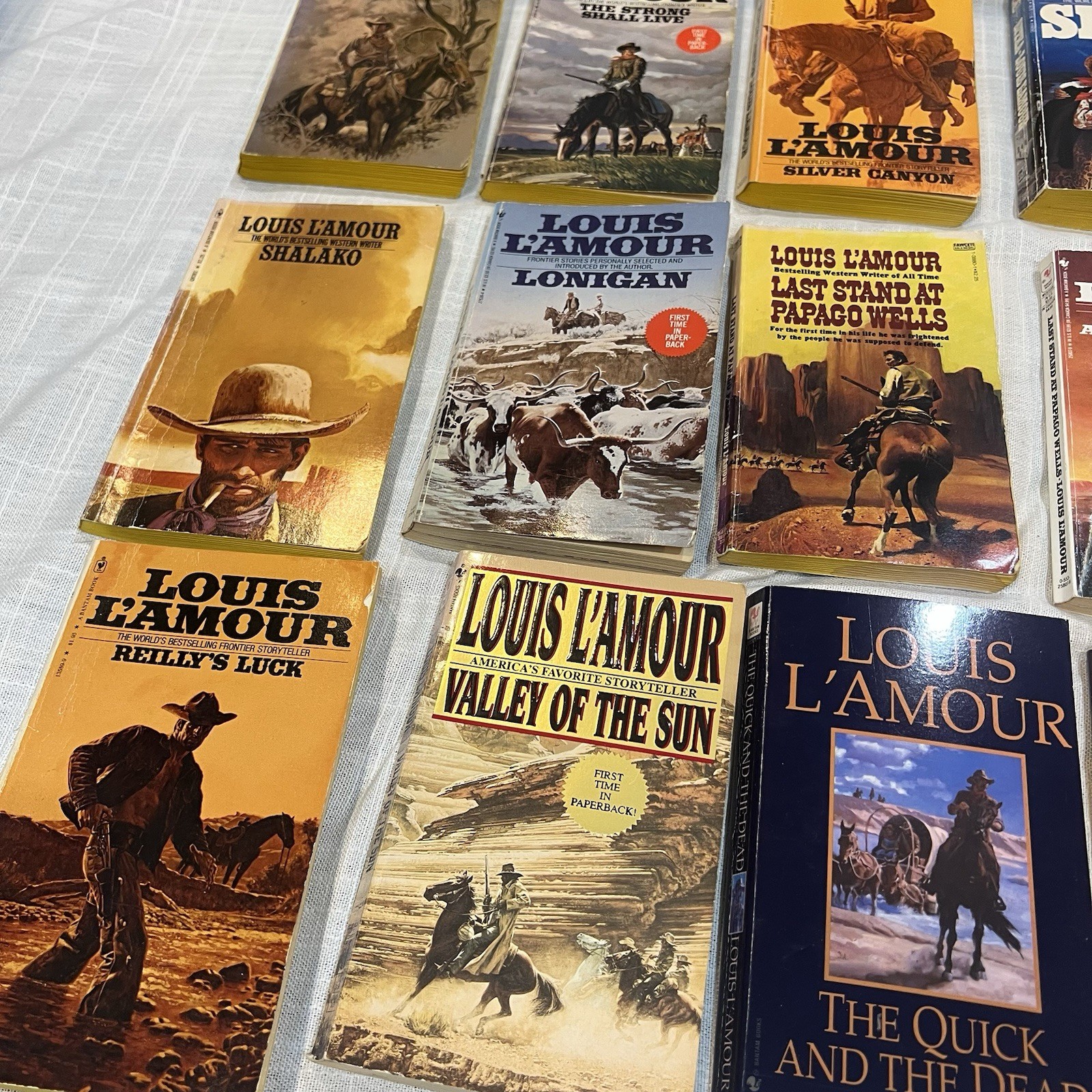 Vintage Louis L’Amour LOT of 24 Western Paperback Books