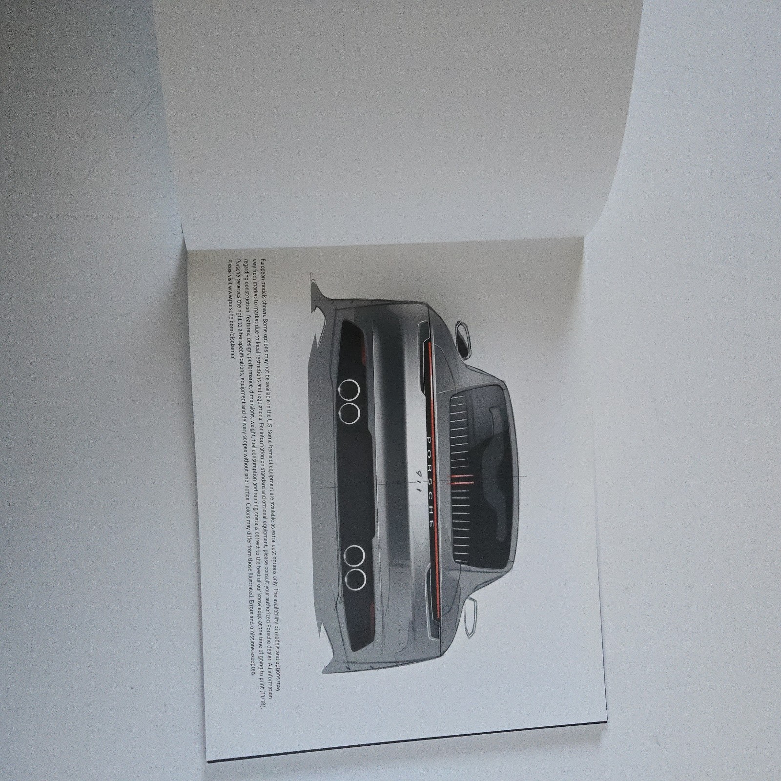 Porsche 911 GT2 RS 2017 Hardcover Showroom Brochure & 2019 Porsche 911 Catalog