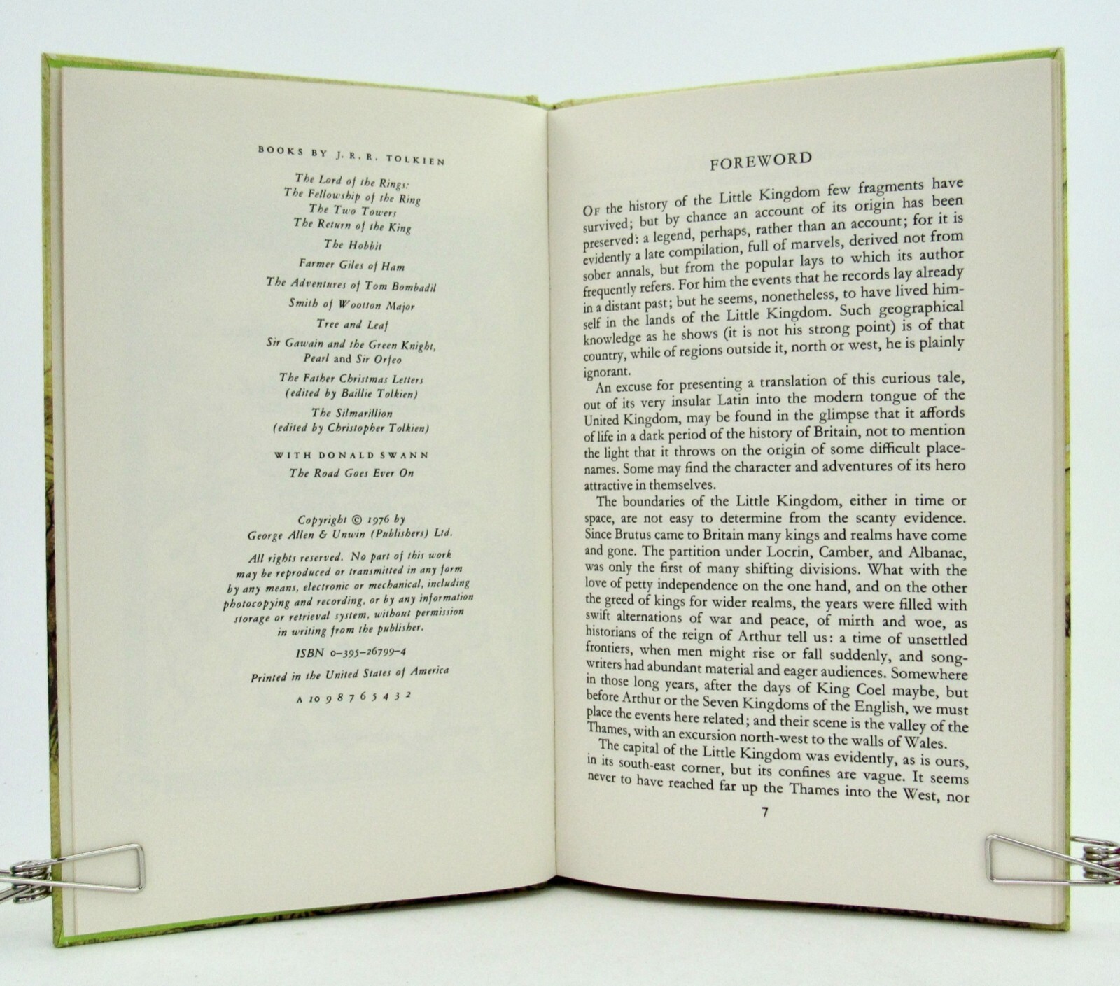 FARMER GILES OF HAM by J.R.R. Tolkien & Pauline Baynes 1976 reprint 2nd HB EXC