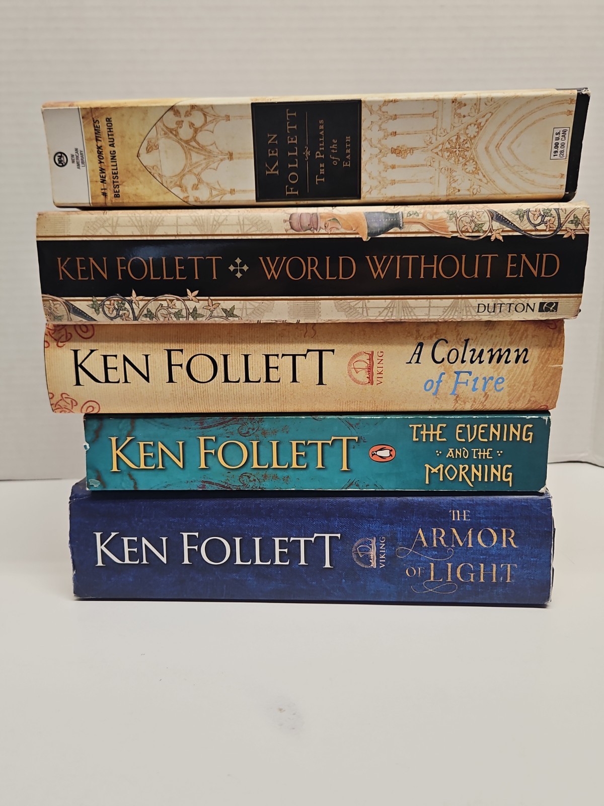 Complete 1-5 KINGSBRIDGE Series Ken Follett 3 HCDJ 2 Trade Paperback Mixed Lot