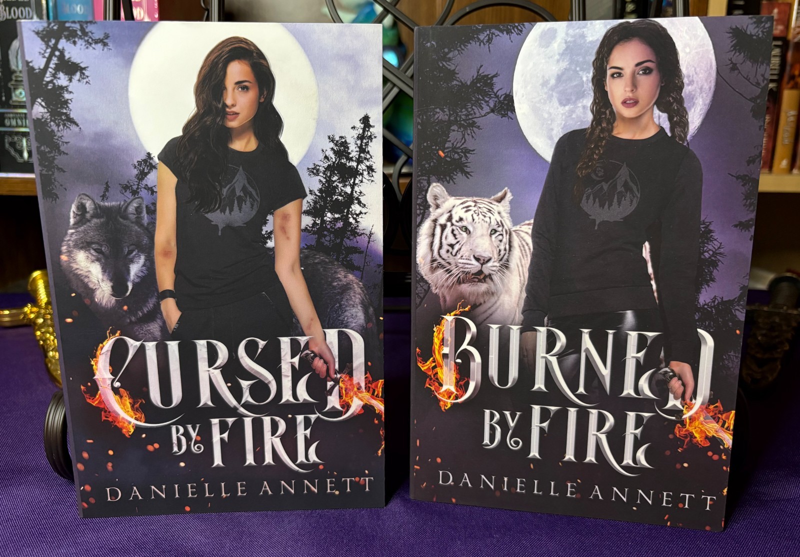 Cursed By Fire Signed & Burned By Fire Unsigned by Danielle Annett, PB