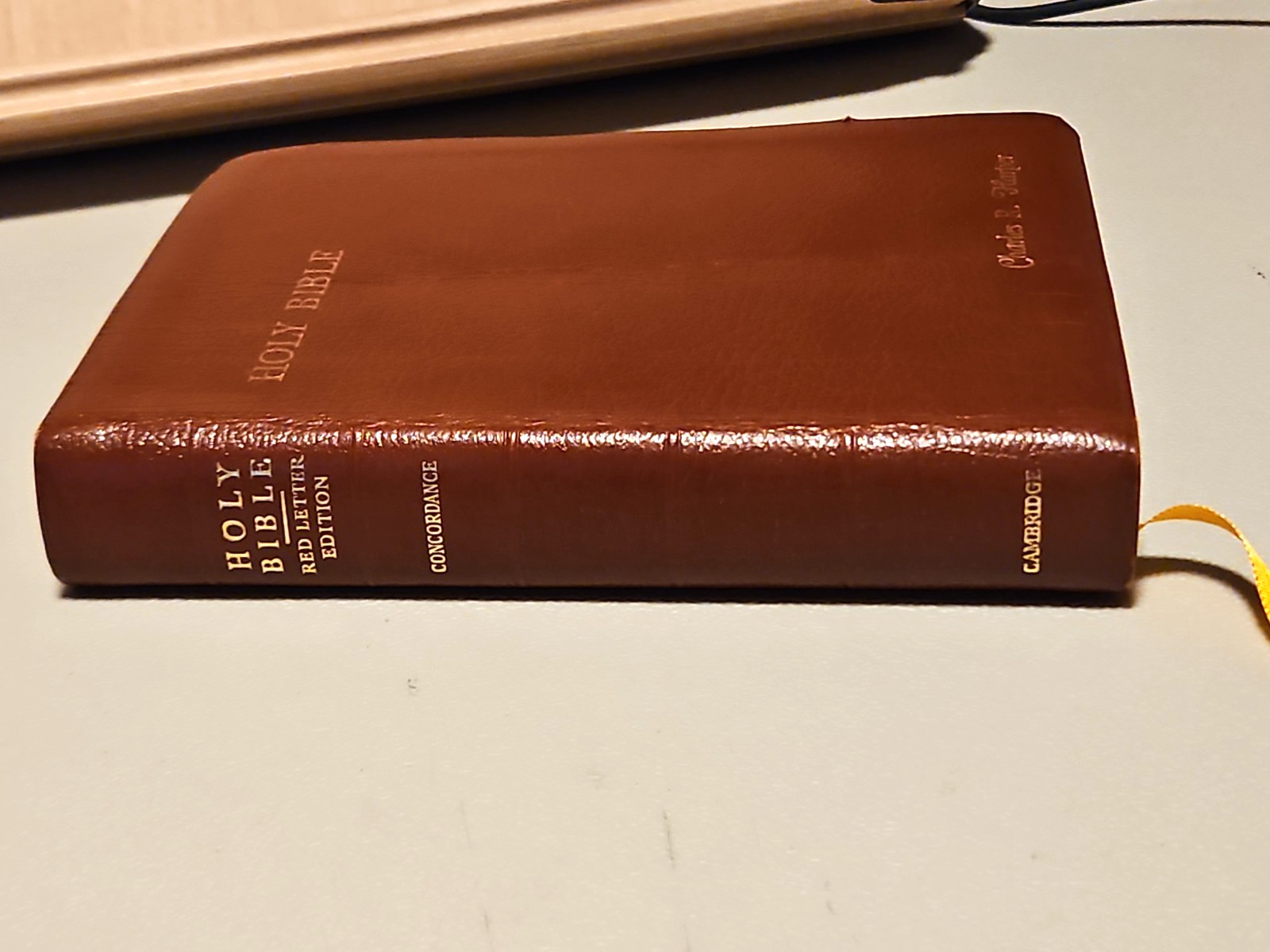 Cambridge Red Letter Edition Holy Bible Bonded Leather Indexed Concordance