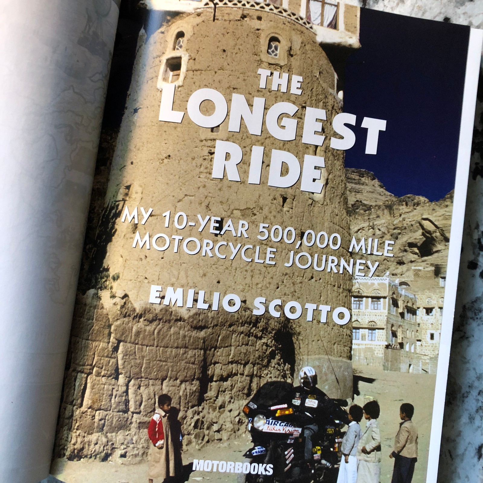 Nearly New Hardcover 2007 First Edition “The Longest Ride” by Emilio Scotto