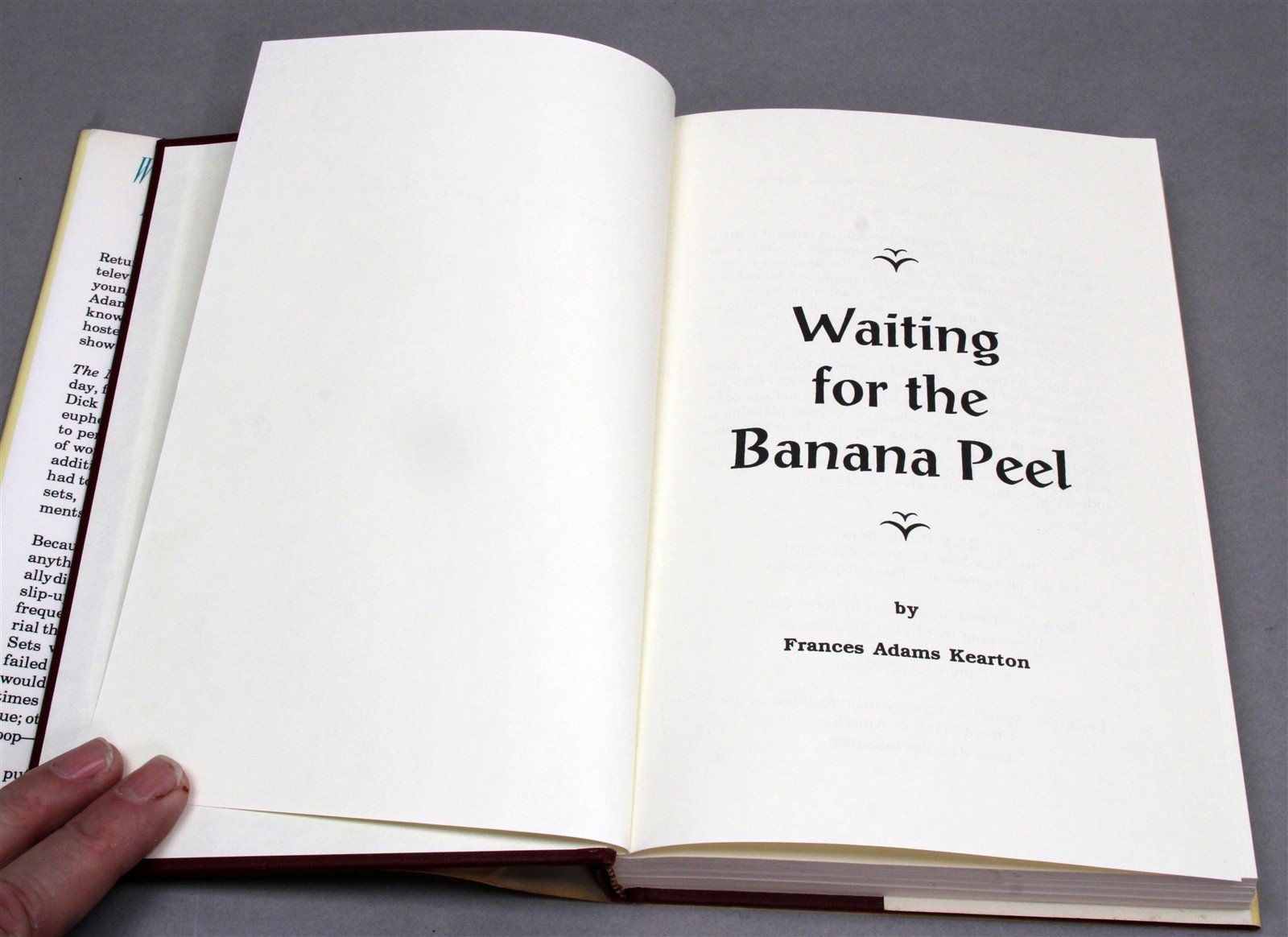 WAITING FOR THE BANANA PEEL: THE EARLY TV SHOWS OF DICK VAN DYKE AND FRAN ADAMS