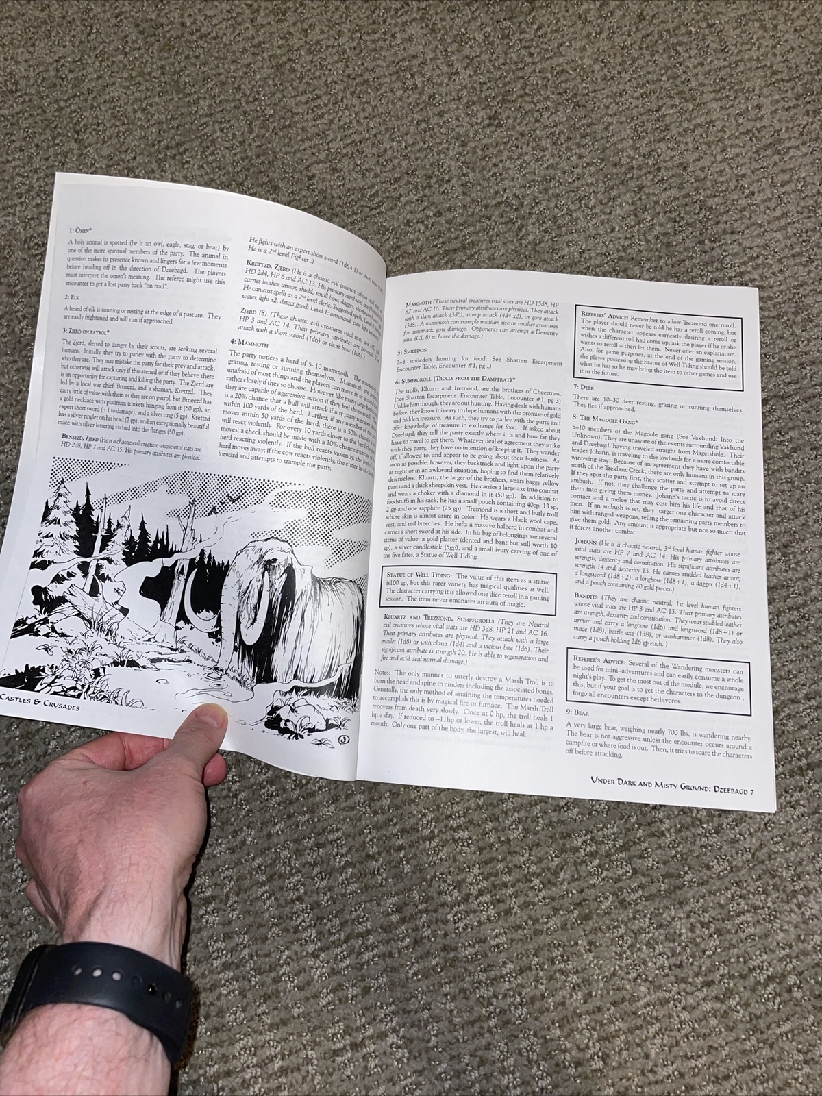 Castles & Crusades Death in the Treklant Part 2 & 3 Davis Chenault 2007 TLG