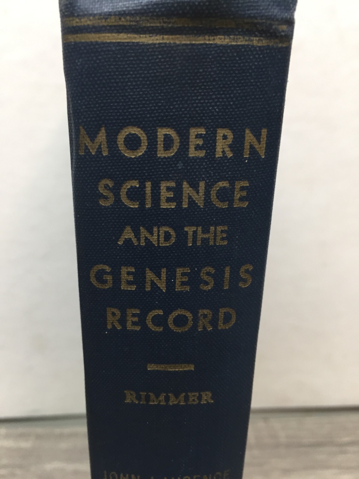 Modern Science and the Genesis Record by Harry Rimmer 13th Edition 1945 HC EXLIB