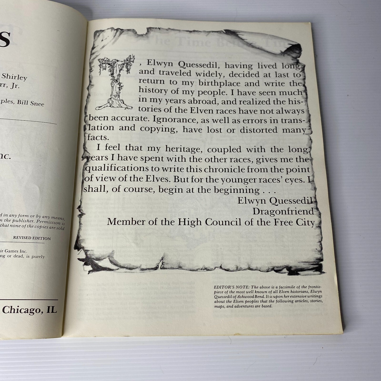 Elves. Advanced Dungeons & Dragons by Cheron Fitzgerald, Del…