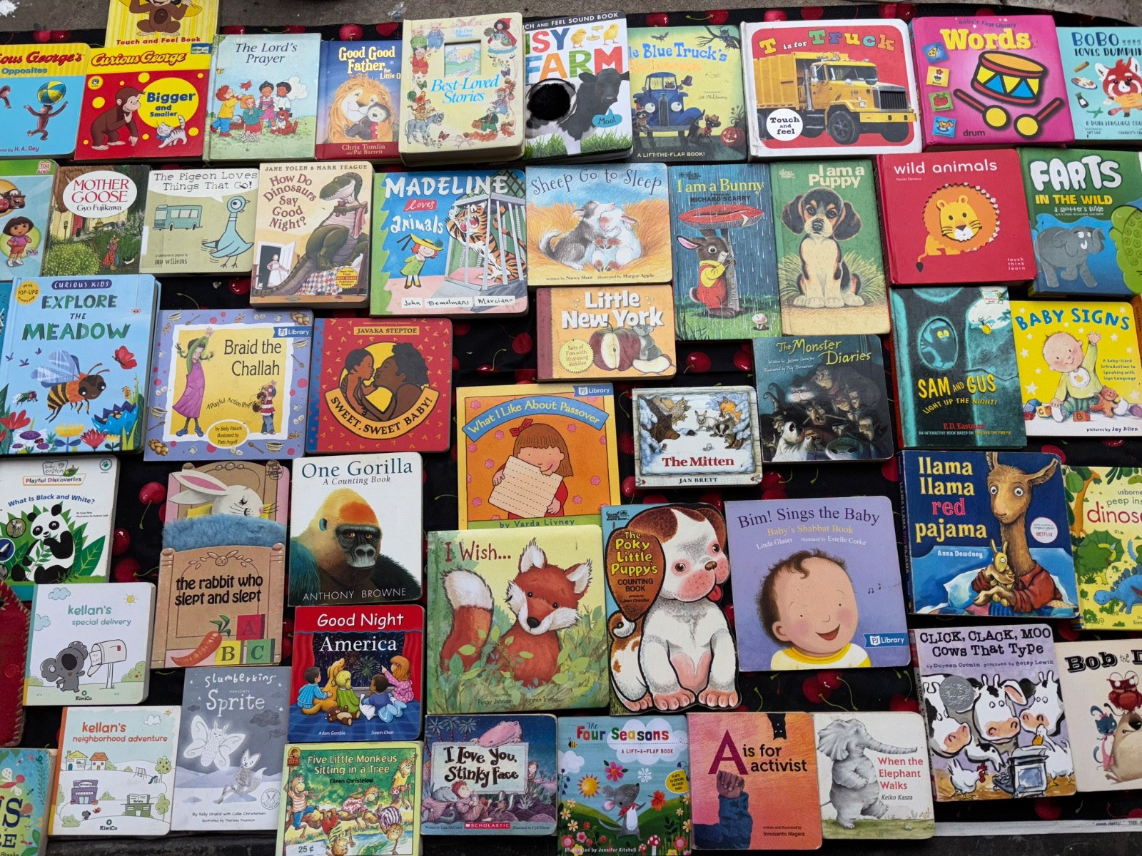 Lot of 50 Children BOARD Hardcover BABY TODDLER DAYCARE PRESCHOOL Kids BOOKS MIX