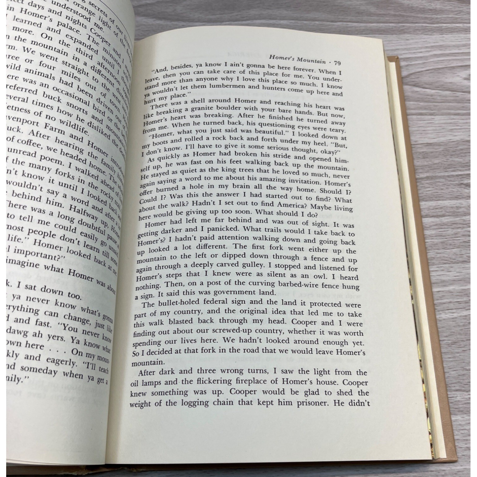 A Walk Across America By Peter Jenkins Hardcover Vintage 1979