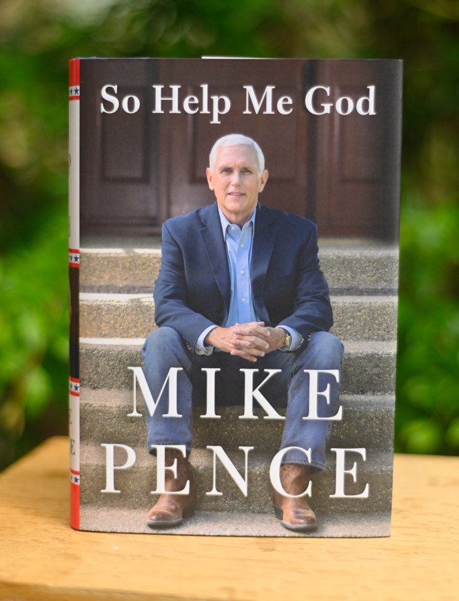 signed Mike Pence So Help Me God 2022 Gift Appropriate