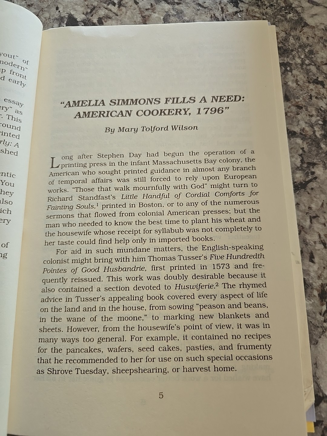 American Cookery by Amelia Simmons 2005, PB, 116 Pages ~ Recipes, Cookbook
