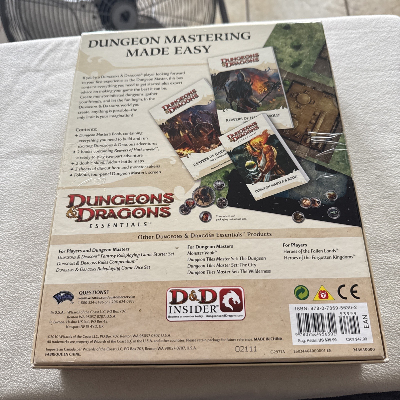 Wizards of the Coast Dungeon Master’s Kit: Missing The Dungeon Master Book