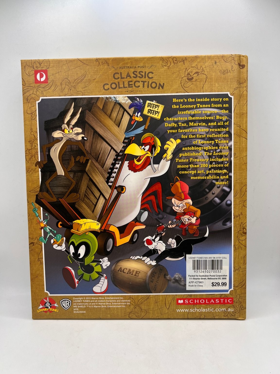 Looney Tunes Treasury Limited Edition Hardcover Book Warner Bros Classic