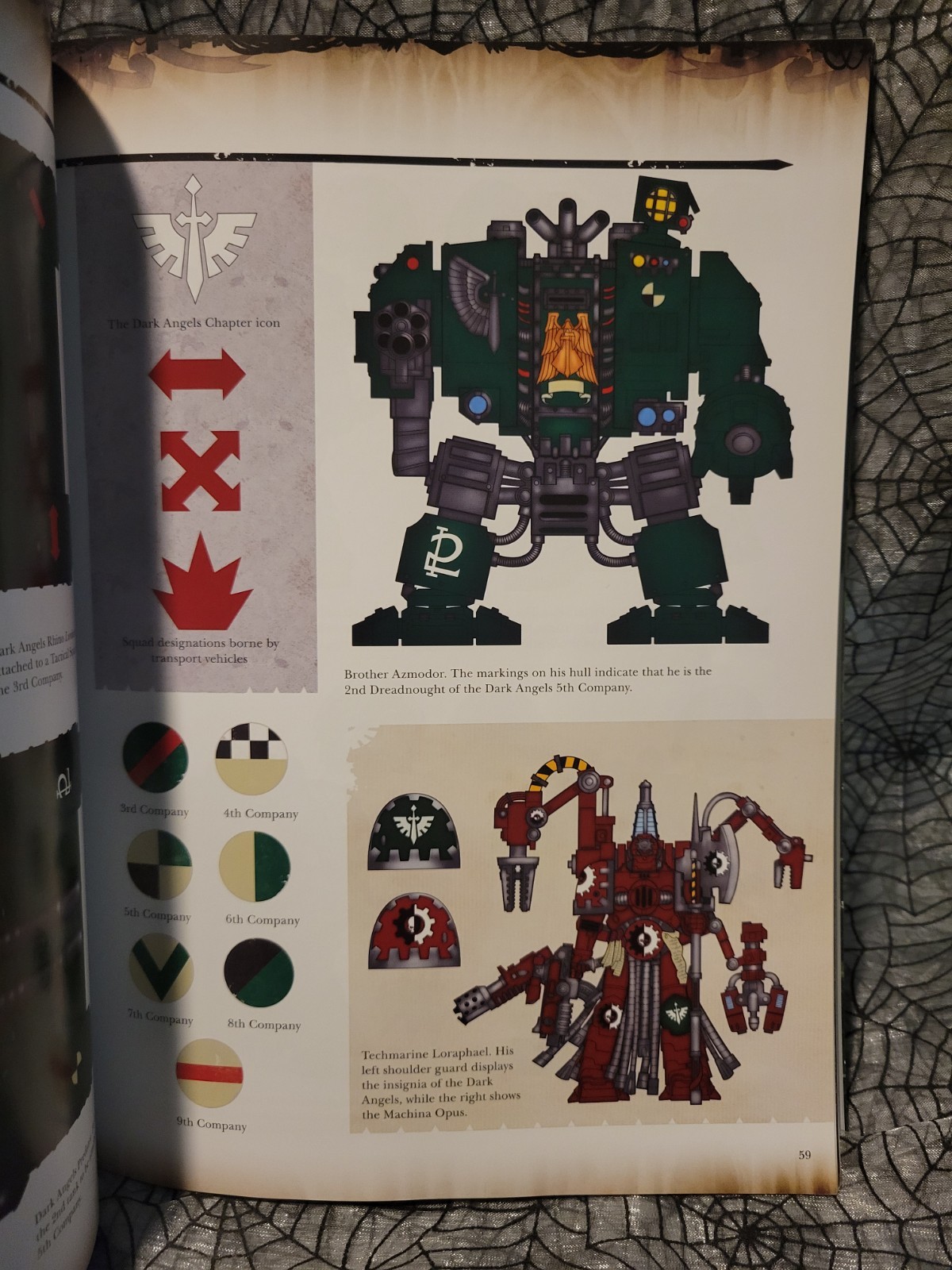 CODEX ADEPTUS ASTARTES DARK ANGELS 2015 Warhammer 40K RPG Roleplaying Book