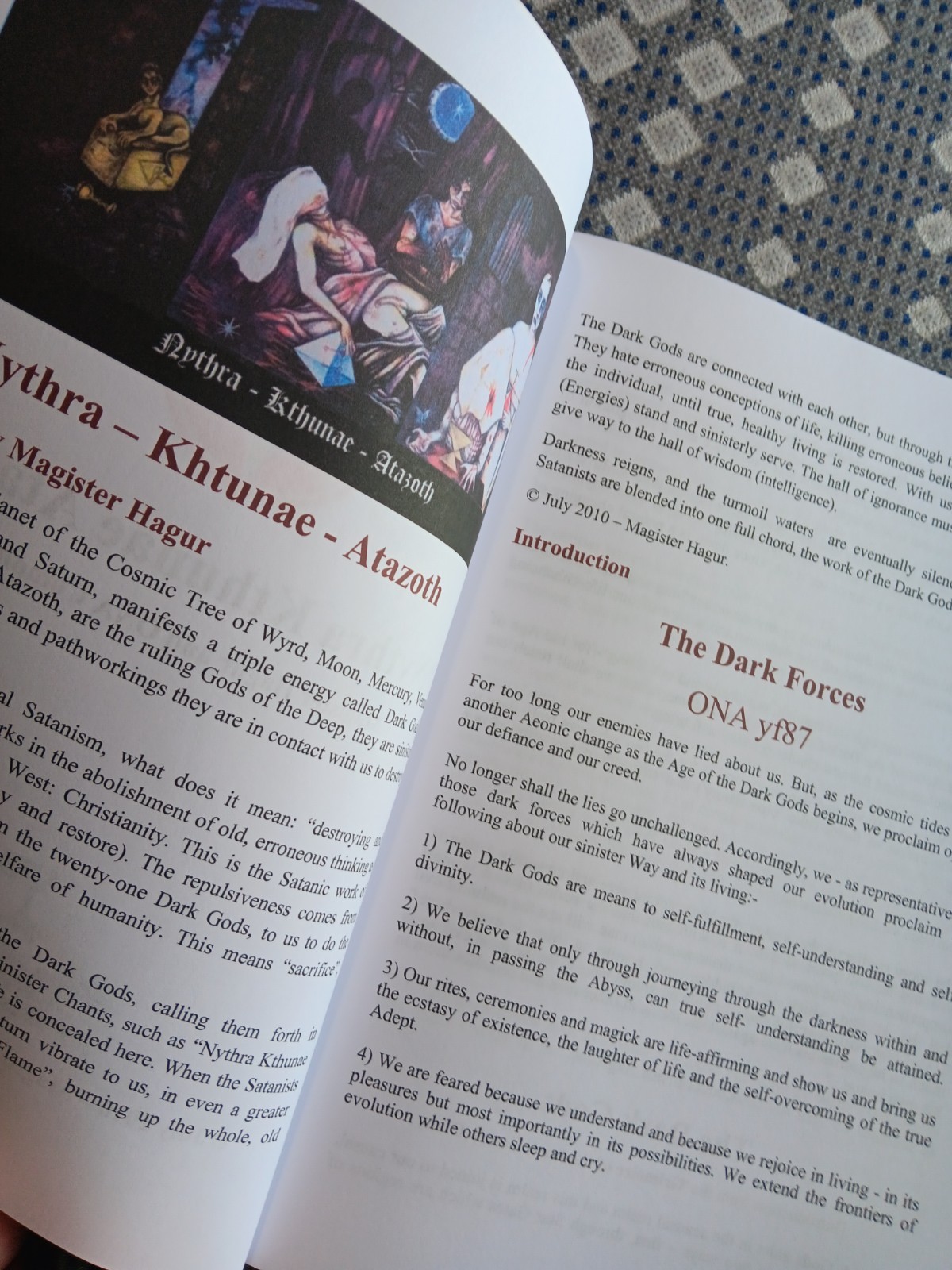 Magister Hagur – Nythra kthunae Atazoth order of nine angles Satanism ONA/O9a