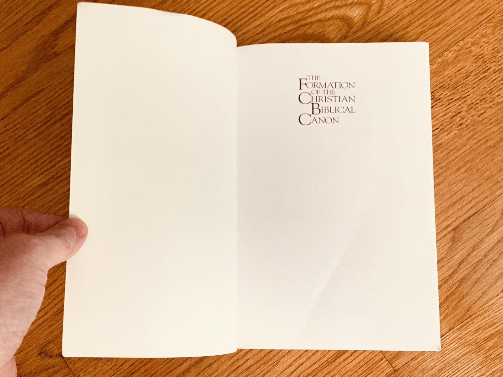 The Formation of the Christian Biblical Canon – Lee M. McDonald Expanded Edition
