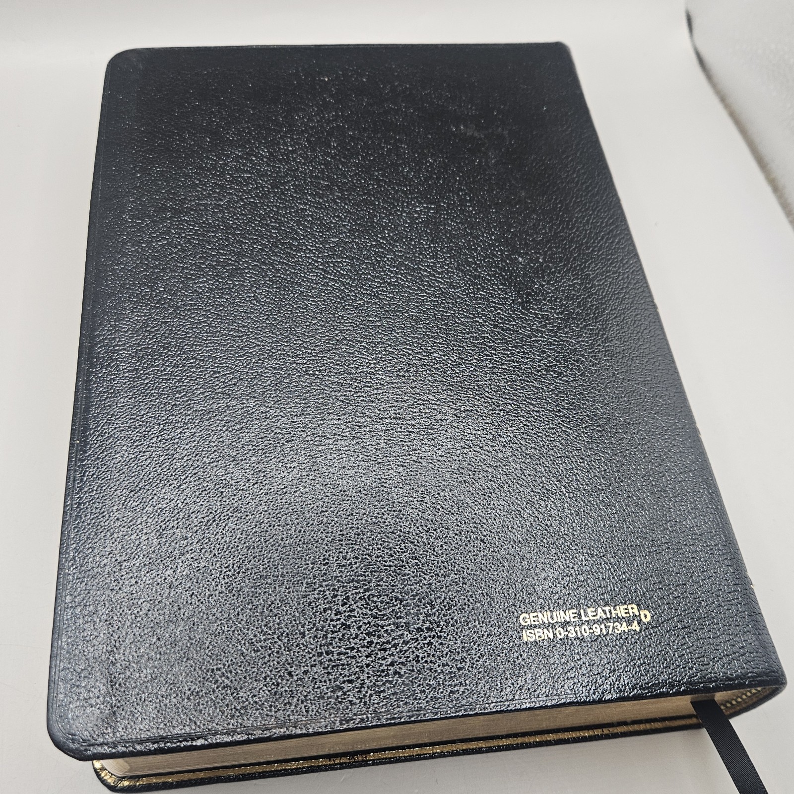 NIV 1984 Life Application Study Bible Thumb Indexed – Black Genuine Leather