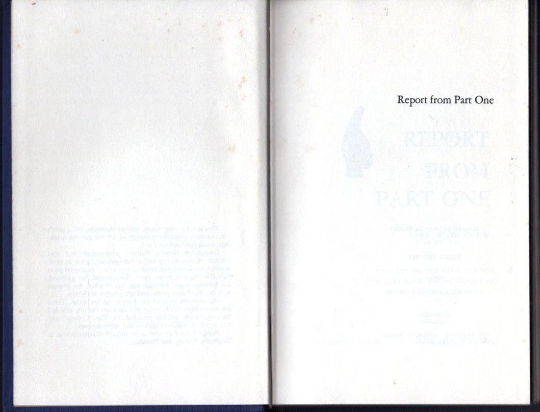 Report From Part One by Gwendolyn Brooks (1972, Hardcover) 1st Ed NO DUST JACKET
