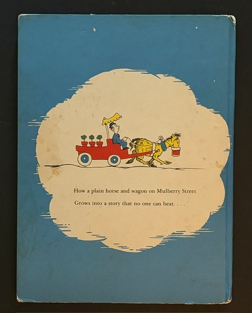 Dr. Suess 1937 “And to Think That I Saw it on Mulberry Street” Book