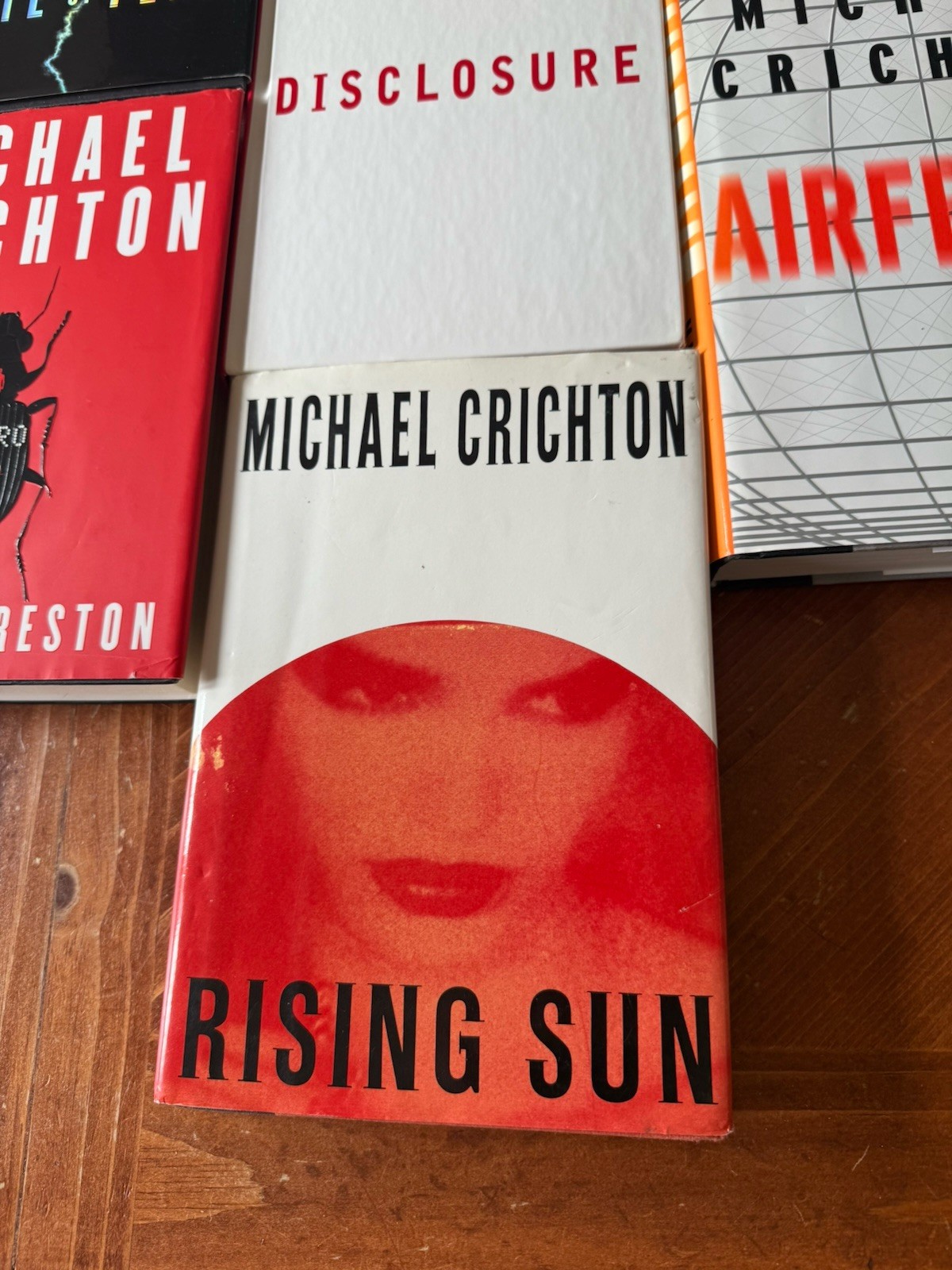 Lot of 7 Collection of Michael Crichton HC/DJ Hardcover 1st First Edition print