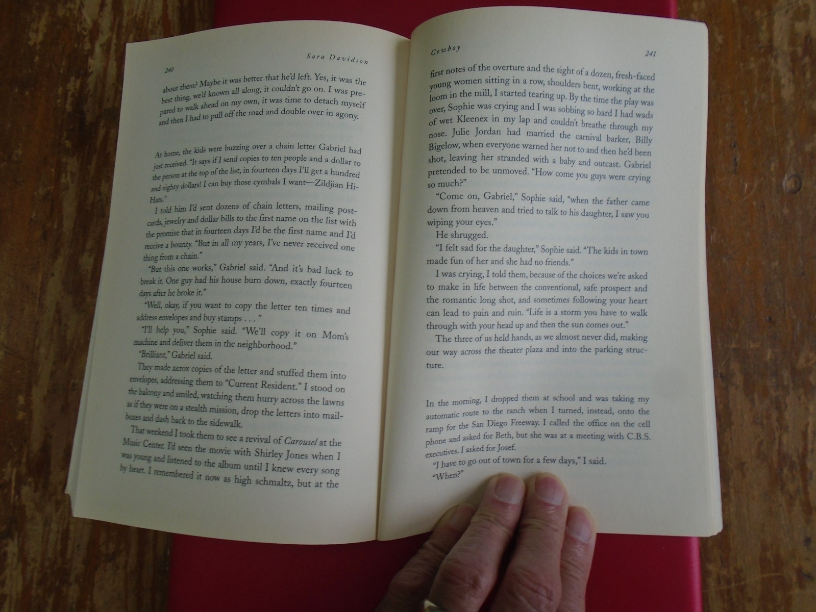 Cowboy, A Love Story by Sara Davidson, 1998 First Edition, 250 Pages