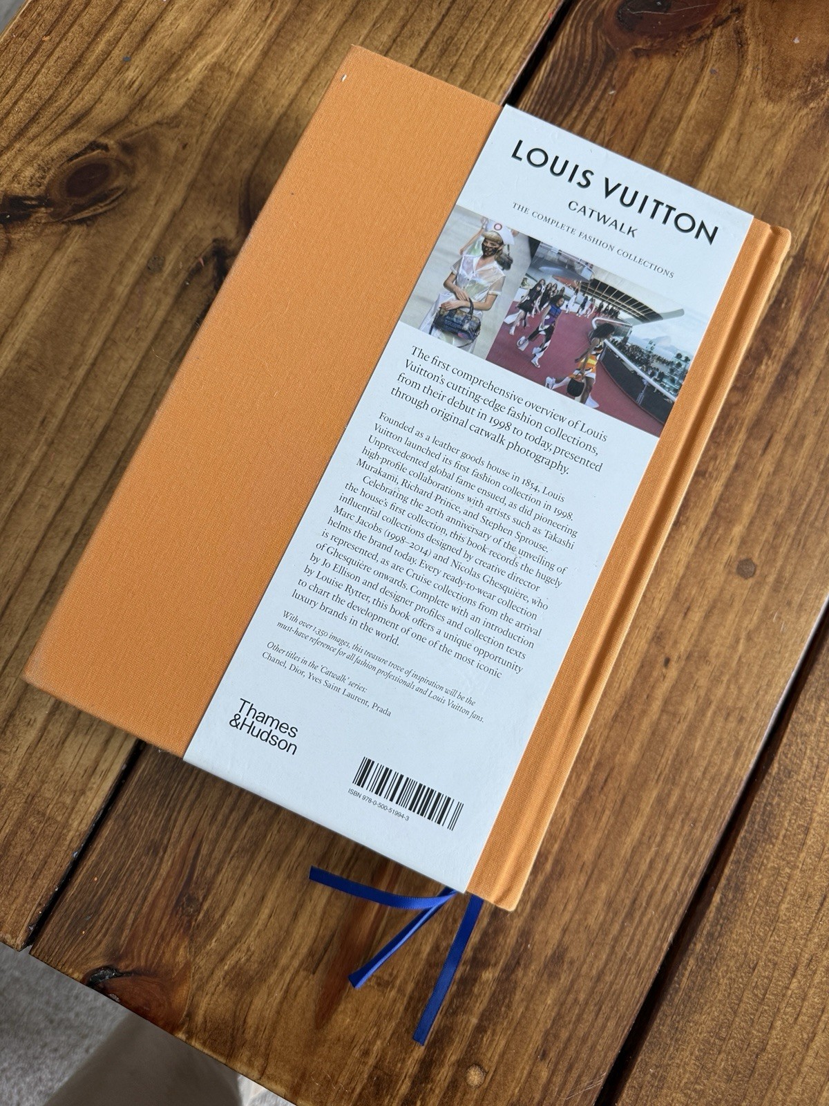 Louis Vuitton Catwalk Hardcover Book Thames & Hudson Table Decor
