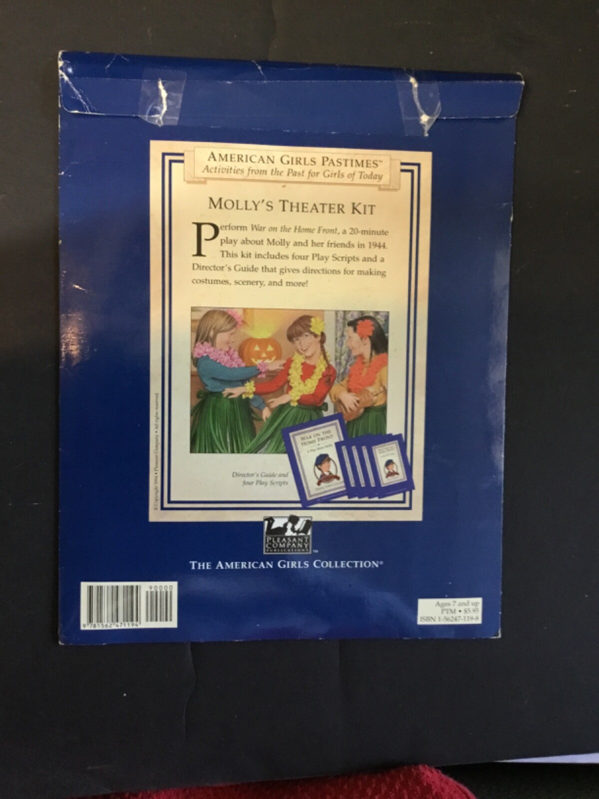 Vintage American Girl Pastimes Collection:Molly’s Theater Kit Pleasant Company