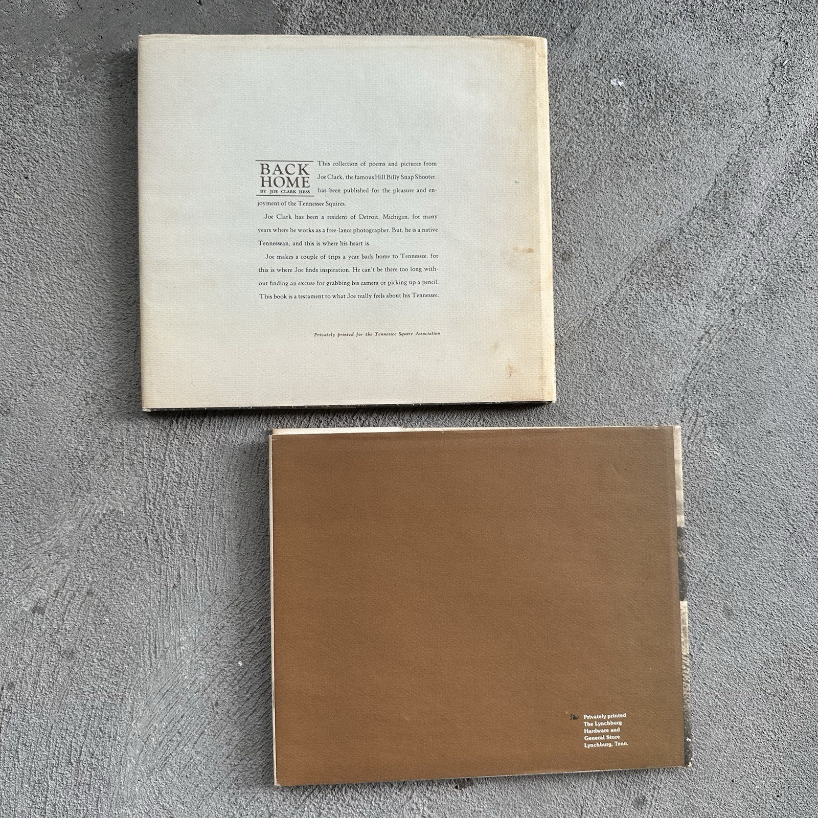 LOT OF 2 BOOKS Joe Clark Back Home & Back Home Again Hardcover DG