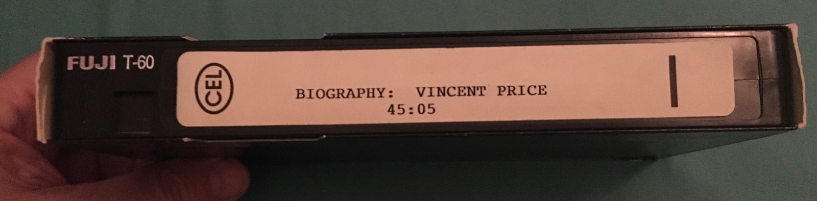Vincent Price A&E Biography RARE Production Screener VHS