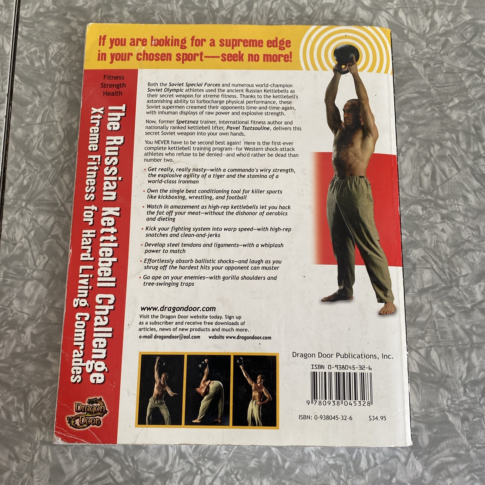 Tsatsouline Pavel The Russian Kettlebell Challenge Xtreme Fitness 2001 First Ed