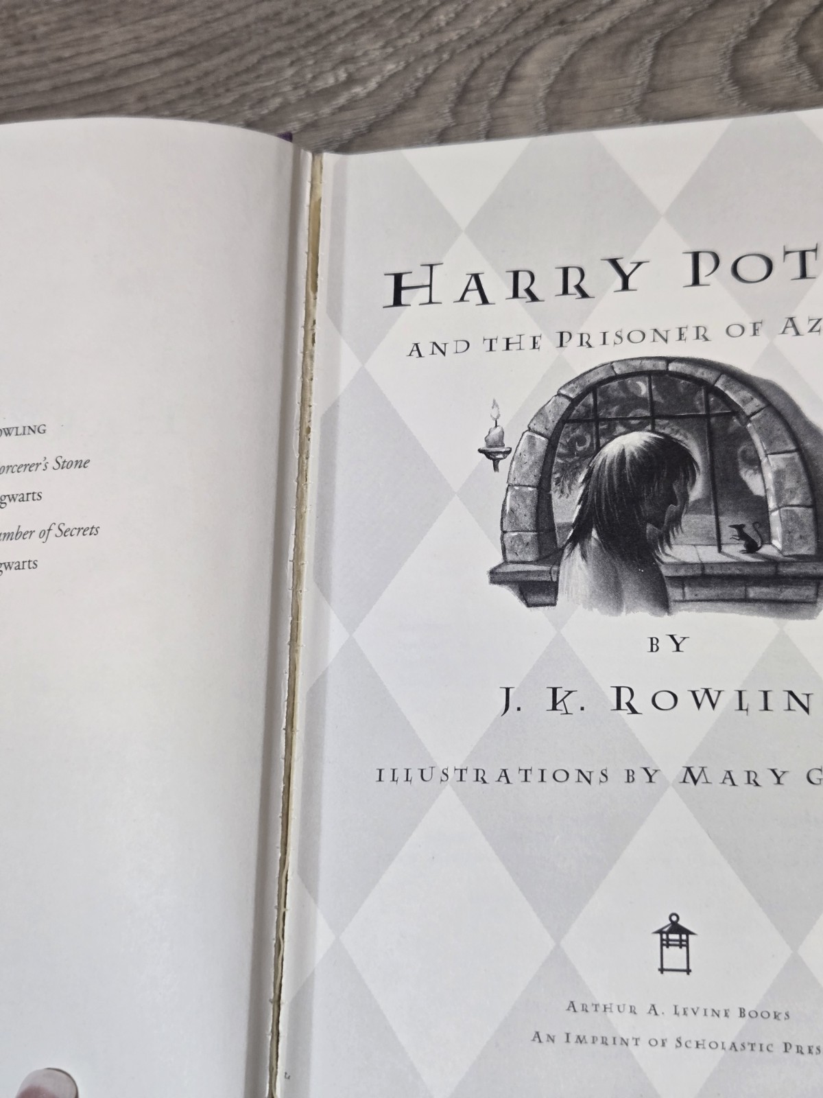 Harry Potter And The Prisoner Of Azkaban True 1st Edition American 1st Printing
