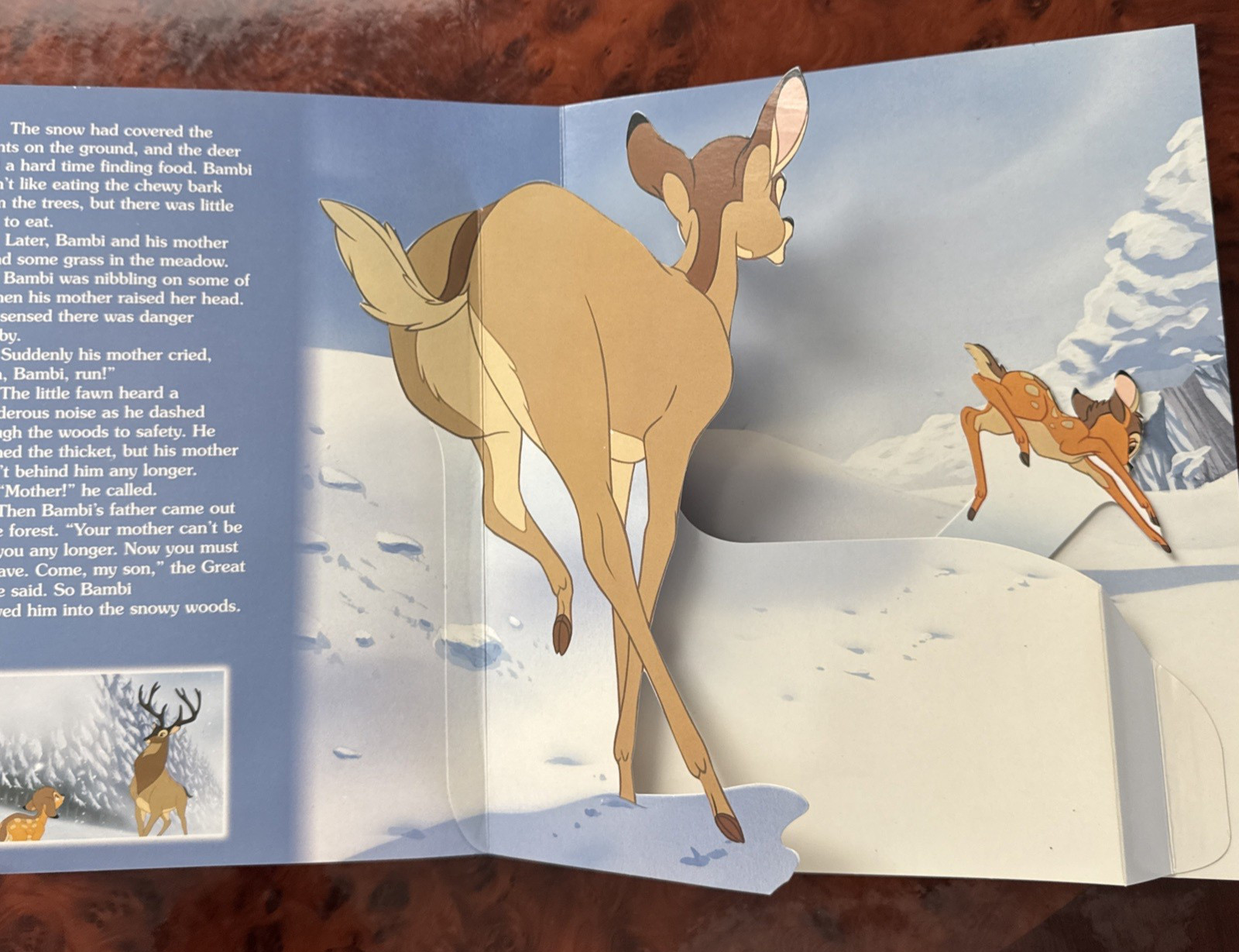 Like NEW !! Walt Disney BAMBI POP-UP STORYBOOK-Hardcover-2006 Bendon Publishing