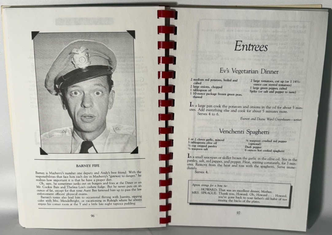Aunt Bee’s Mayberry Cookbook by Ken Beck and Jim Clark – 2003