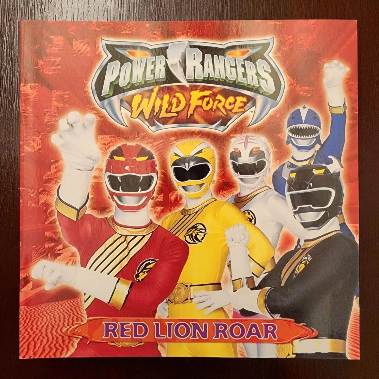 Power Rangers Wild Force Red Lion ROAR NEW! Dalmatian Press 2006 Paperback