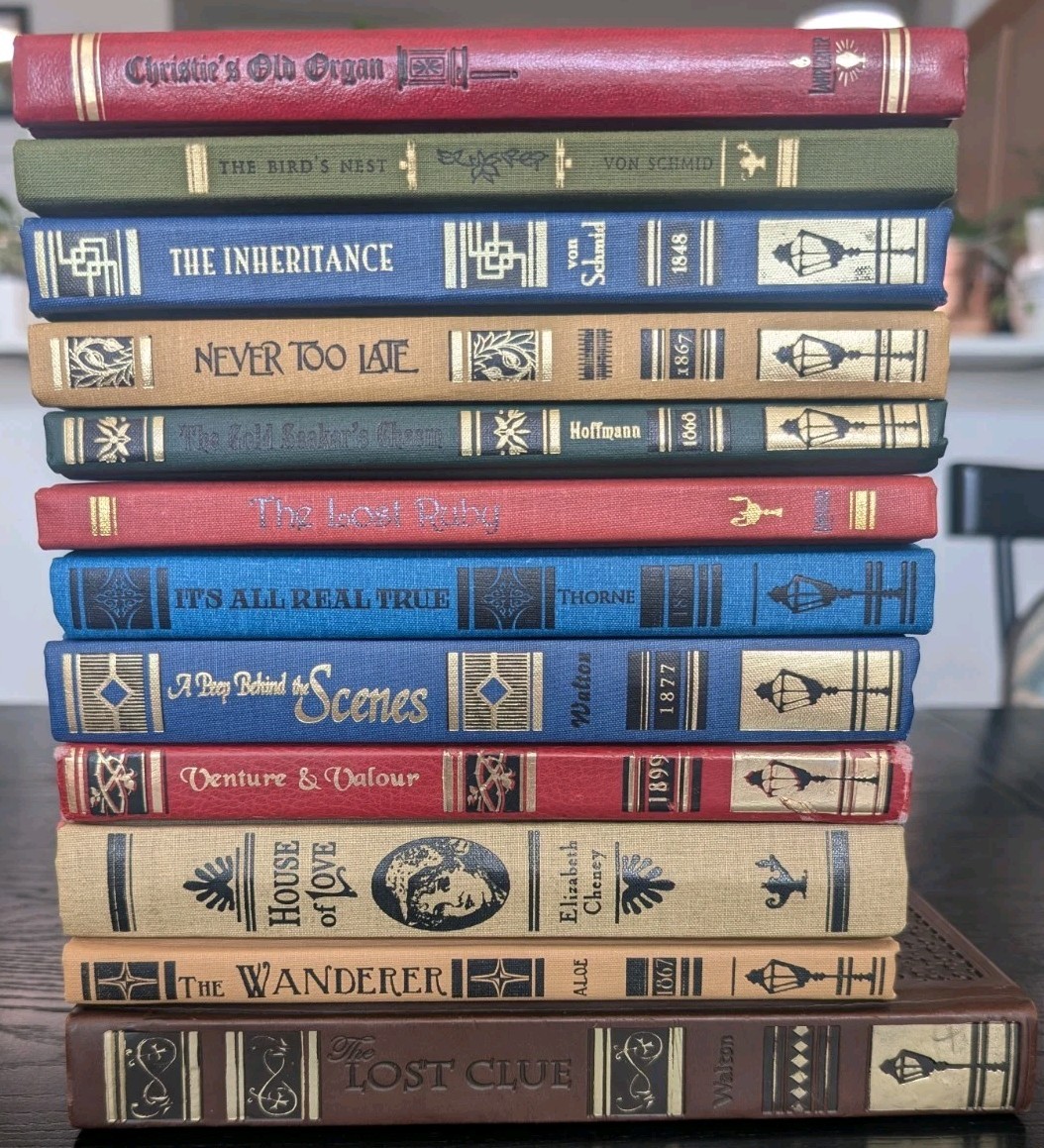Lot 12 hardcover Lamplighter rare collector’s series books VG Condition
