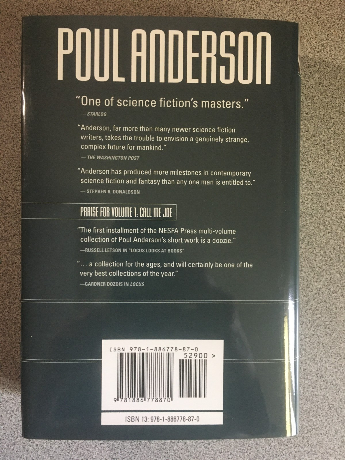 Complete Set: The Short Fiction of Poul Anderson Volumes 1-7, NESFA Press
