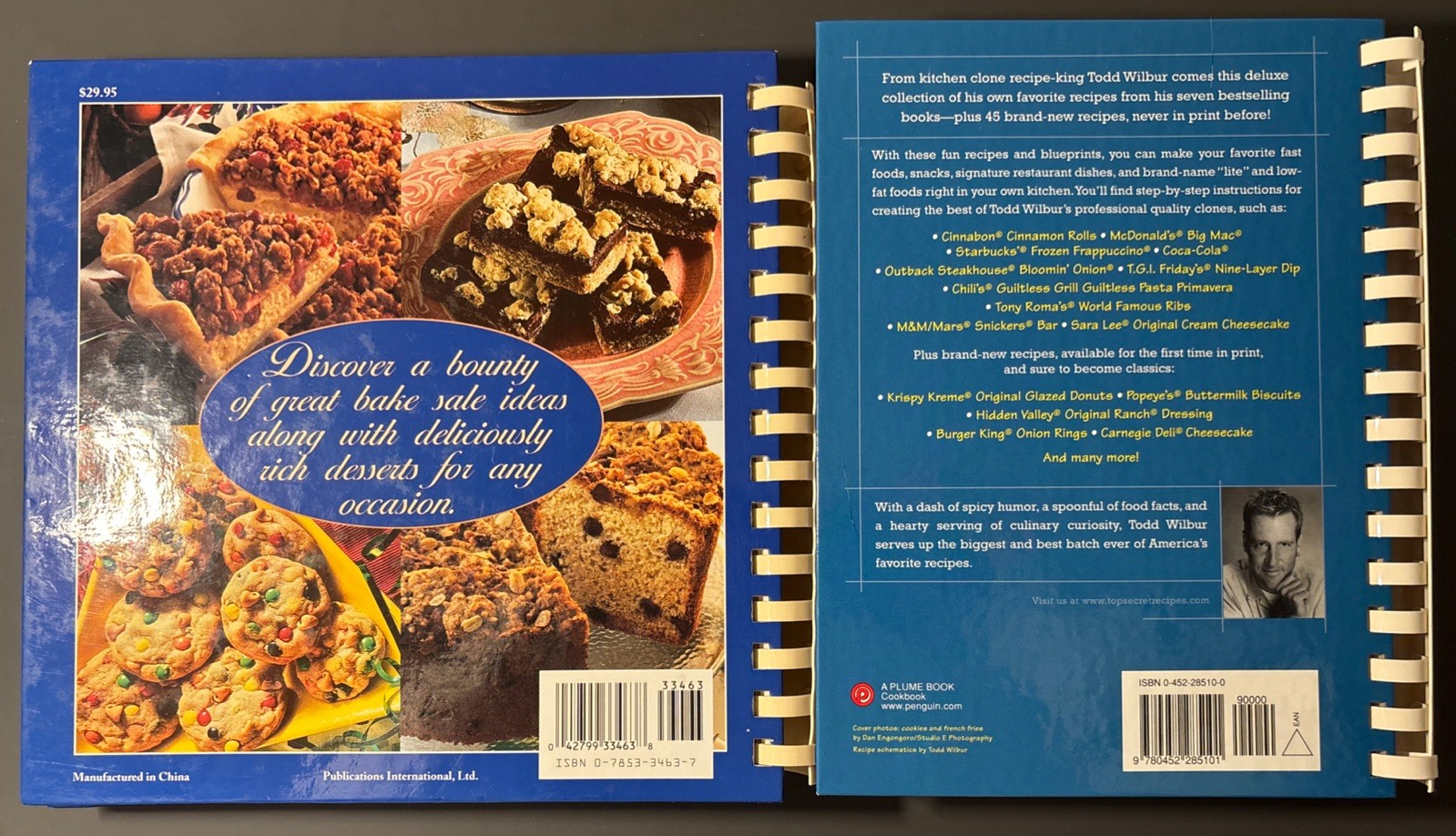 1990s-2000s Brand Name/Restaurant Cookbook Lot, Bake Sale, Top Secret Recipes