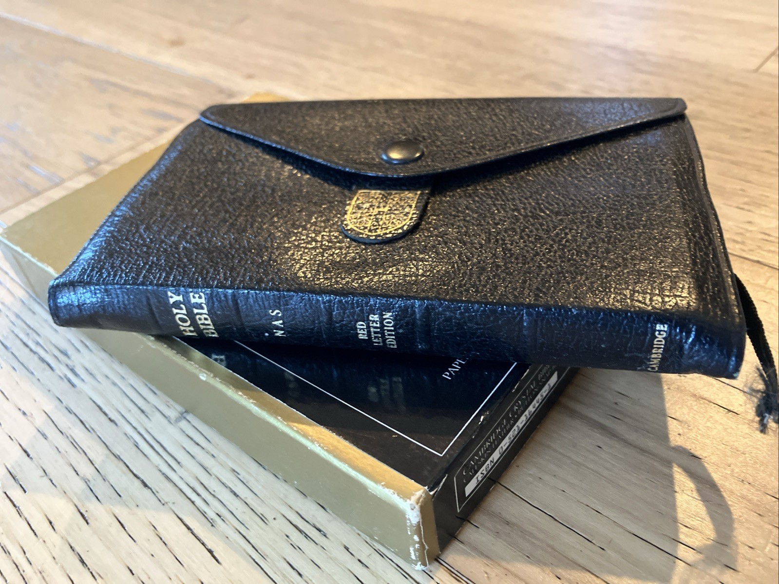 Cambridge Crystal Bible NASB 1977 Genuine Calfskin Leather Snap B795XRL in Box