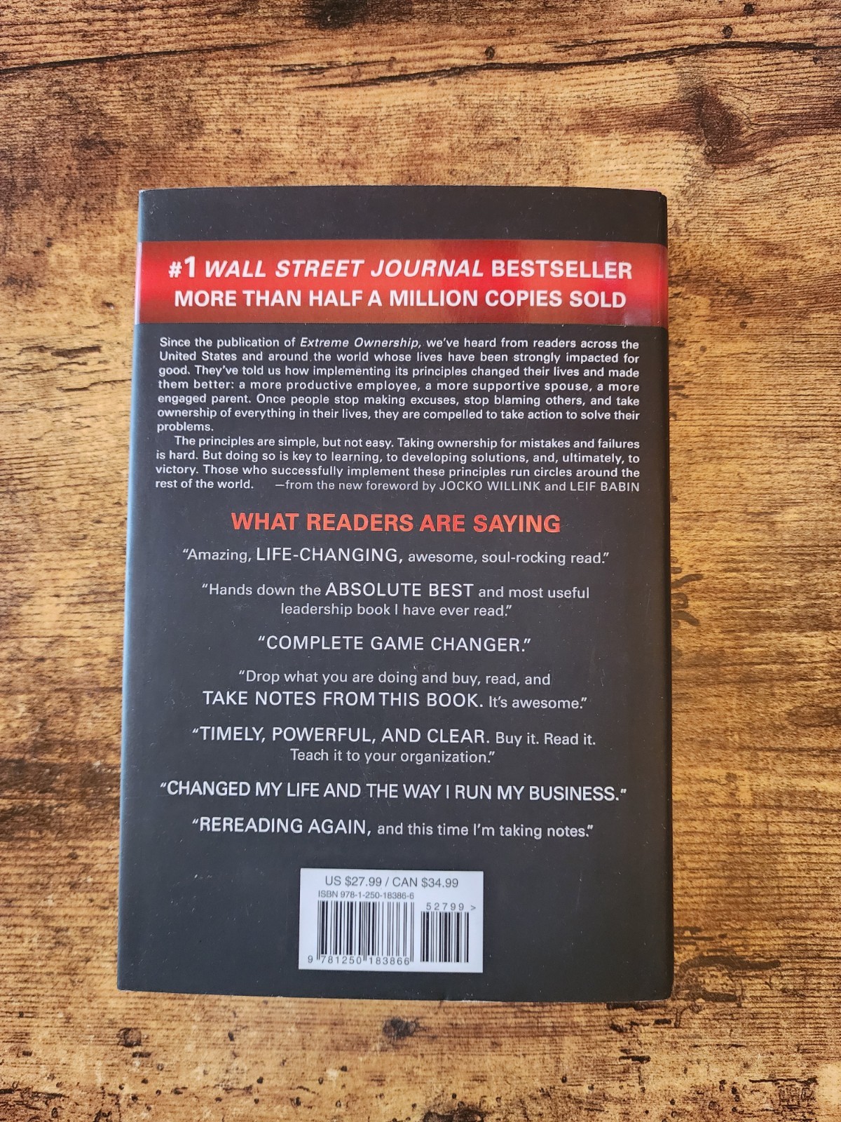 Signed Jocko Bookplate Extreme Ownership: How U. S. Navy SEALs Lead & Win