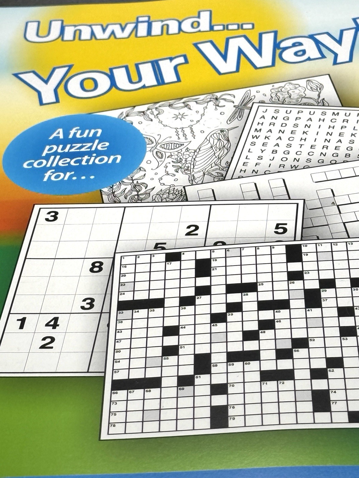Take A Break Variety Puzzles Adult Activity Book Large Print 100+ Easy & Fun NEW