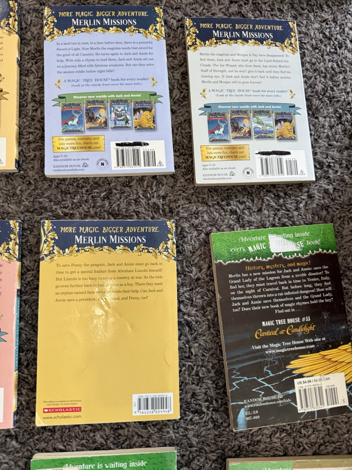 Magic Tree House Merlin Missions Lot 15 Books Mary Pope Osborne PB VTG