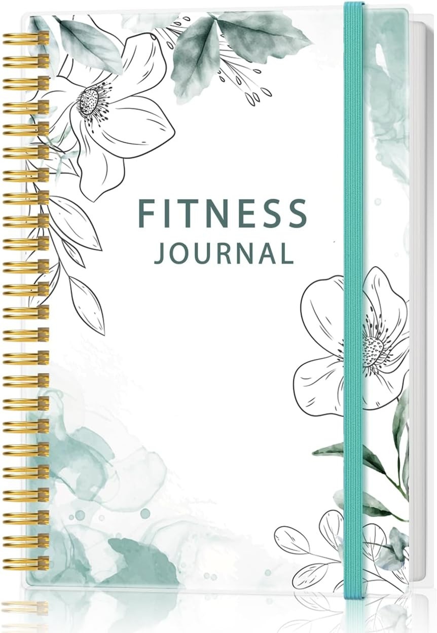Fitness Journal for Women & Men – A5 Workout Journal/Planner Daily Exercise Log