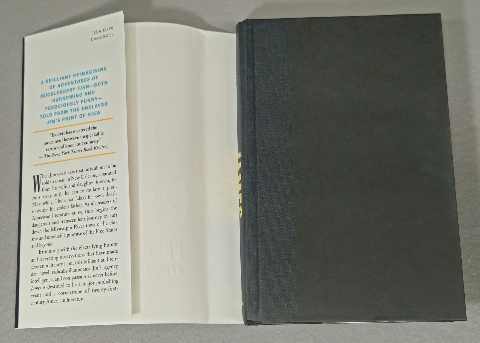 *SIGNED/1st Edit/2nd Print* James, Percival Everett, HC/VG+/FREE SHIP/NBA WINNER